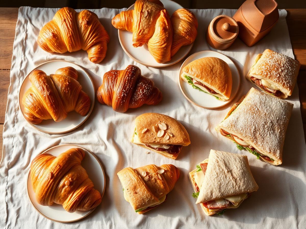 Fresh pastries and sandwiches at Drinkit